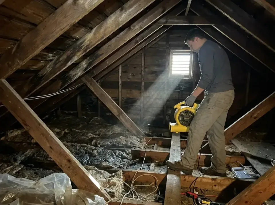attic-water-damage-drying-proc-007 — frequently asked questions, Emergency Water Extraction & 24/7 Flood Response in Robinso…
